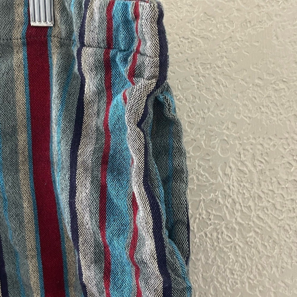 Rancho Especial Women's Festive Striped Multicolor Women's Shorts Size XXL - Picture 2 of 7
